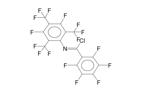 N-[2,4,6-TRIS(TRIFLUOROMETHYL)DIFLUOROPHENYL]CARBONIMIDOYL(PENTAFLUOROPHENYL)CHLORIDE