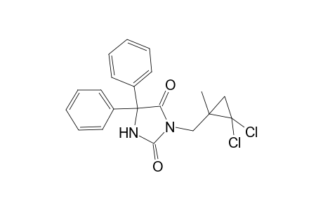 3-[(2,2-dichloro-1-methyl-cyclopropyl)methyl]-5,5-diphenyl-hydantoin