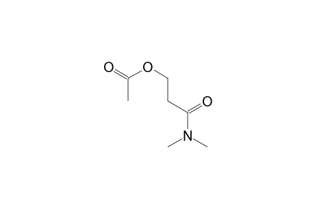 3-(dimethylamino)-3-oxopropyl acetate