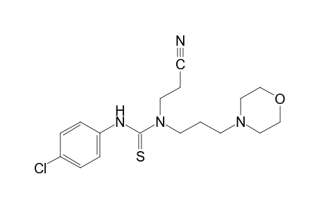 3-(p-chlorophenyl)-1-(2-cyanoethyl)-1-(3-morpholinopropyl)--2-thiourea