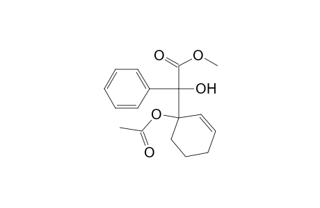 Benzeneacetic acid, .alpha.-[1-(acetyloxy)-2-cyclohexen-1-yl]-.alpha.-hydroxy-, methyl ester