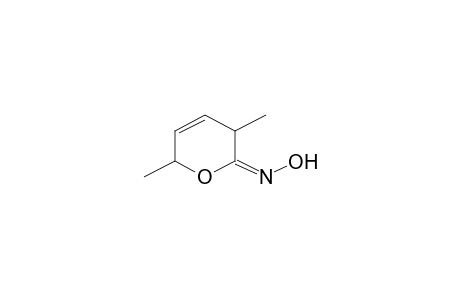 3,6-Dimethyl-3,6-dihydro-pyran-2-one oxime