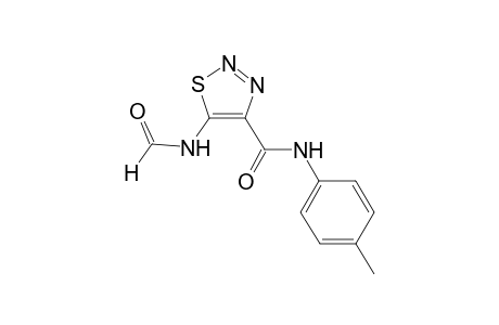 1,2,3-Thiadiazole-4-carboxamide, 5-formylamino-N-(4-tolyl)-