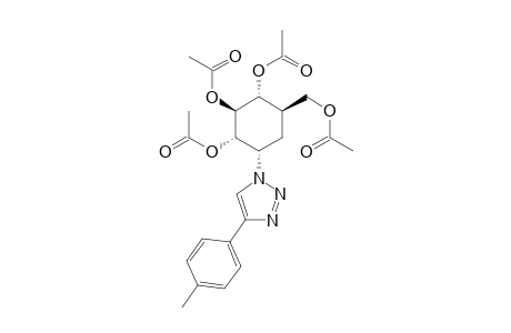 (1S,2S,3R,4R,6S)-4-(Acetoxymethyl)-6-[4-(4-methylphenyl)-1H-1,2,3-triazol-1-yl]cyclohexane-1,2,3-triyl Triacetate