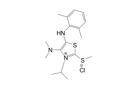 5-[(2,6-DIMETHYLPHENYL)-AMINO]-4-(DIMETHYLAMINO)-2-(METHYLTHIO)-3-ISOPROPYLTHIAZOLIUM-CHLORIDE