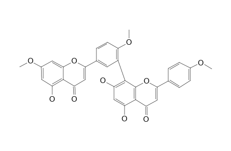 7,4',4'''-TRI-O-METHYL-AMENTOFLAVONE;SCIADOPITYSIN