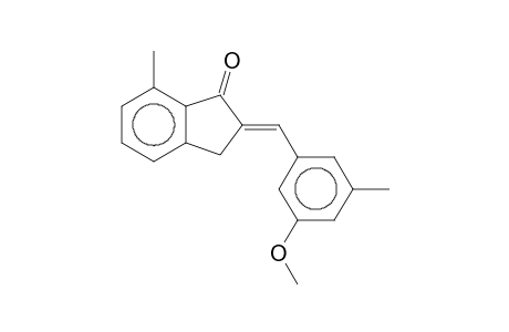 (2E)-2-(3-Methoxy-5-methylbenzylidene)-7-methyl-2,3-dihydro-1H-inden-1-one