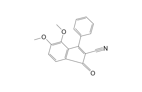 4,5-DIMETHOXY-1-OXO-3-PHENYLINDENE-2-CARBONITRILE