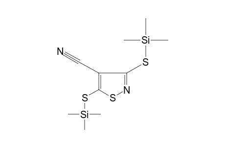 3,5-BIS[(TRIMETHYLSILYL)THIO]-4-ISOTHIAZOLECARBONITRILE