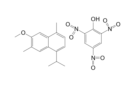 1,6-dimethyl-4-isopropyl-7-methoxynaphthalene, picarate