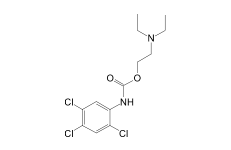 2,4,5-trichlorocarbanilic acid, 2-(diethylamino)ethyl ester