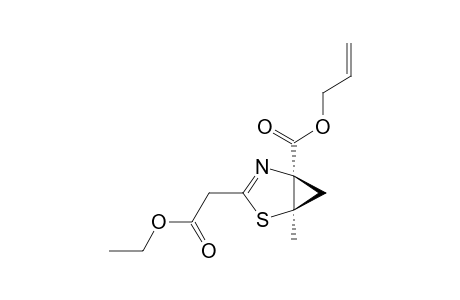 ALLYL-3-ETHOXYCARBONYLMETHYL-1-METHYL-2-THIA-4-AZABICYCLO-[3.1.0]-HEX-3-ENE-5-CARBOXYLATE