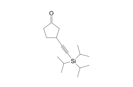 3-((Triisopropylsilyl)ethynyl)cyclopentanone