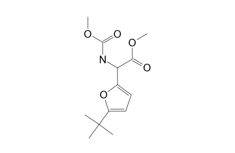 (5-TERT.-BUTYL-FURAN-2-YL)-METHOXYCARBONYLAMINO-ACETIC-ACID-METHYLESTER