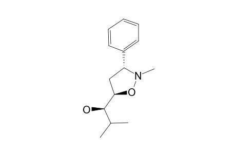 (1'RS,3RS,5RS)-2-METHYL-5-(1'-HYDROXY-2'-METHYLPROPYL)-3-PHENYLISOXAZOLIDINE