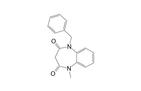 5-BENZYL-2,3,4,5-TETRAHYDRO-1-METHYL-1H-1,5-BENZODIAZEPINE-2,4-DIONE