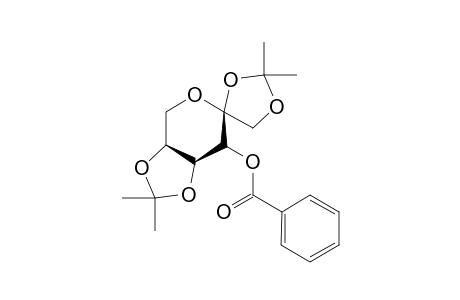 (-)-3-Deoxy-1,2:4,6-di-O-isopropylidene-.alpha.,L-sorbofuranose-3-yl benzoate