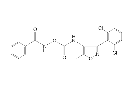 N-benzoyl-O-{[3-(2,6-dichlorophenyl)-5-methyl-4-isoxazolyl]carbamoyl}hydroxylamine