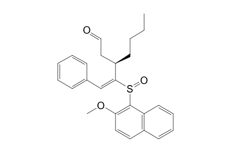 (+/-)-4-(E)-3-(R)-NORMAL-BUTYL-5-PHENYL-4-(S(S))-(2-METHOXY-1-NAPHTHYLSULFINYL)-PENT-4-ENAL