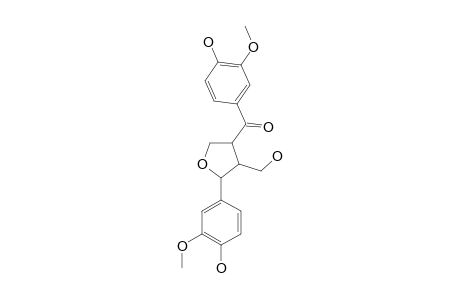 3,3'-DIMETHOXY-4,4',9-TRIHYDROXY-7,9'-EPOXYLIGNAN-7'-ONE