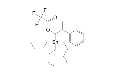 2-Phenyl-1-(tributylstannyl)propyl Trifluoroacetate