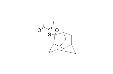 4'-ACETYL-5'-METHYLSPIRO-(ADAMANTAN-2,2'-[1,3]-OXATHIOLE)