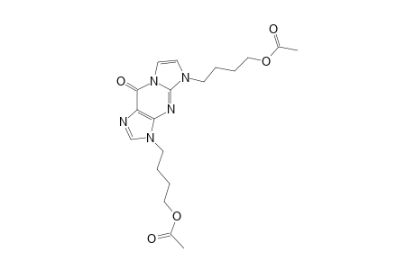 3,5-BIS-(4-ACETOXYBUTYL)-9-OXO-8,9-DIHYDRO-IMIDAZO-[1,2-A]-PURINE