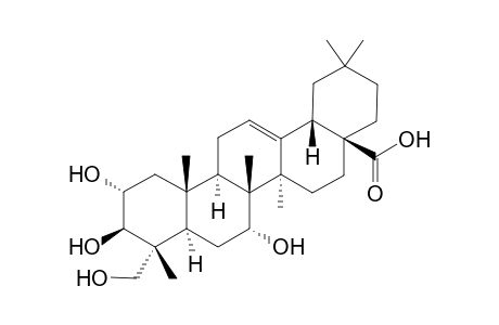 BELLERICAGENIN-A;2-ALPHA,3-BETA,7-ALPHA,23-TETRAHYDROXY-OLEAN-12-EN-28-OIC-ACID