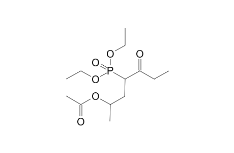 (3-diethoxyphosphoryl-1-methyl-4-oxo-hexyl) acetate