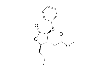 Methyl (2R,3R,4S)-[5-Oxo-4-[(phenylthio)2-propyltetrahydrofuran-3-yl]acetate