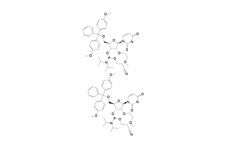 5'-O-(4,4'-DIMETHOXYTRITYL)-3'-O-(2-CYANOETHYL-N,N-DIISOPROPYLPHOSPHORAMIDITE)-2'-O-METHOXYETHYL-2-THIOURIDINE