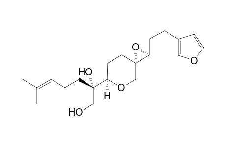 (S)-2-((2-S,3-S,6-R)-2-(2-(FURAN-3-YL)-ETHYL)-1,5-DIOXASPIRO-[2.5]-OCTAN-6-YL)-6-METHYLHEPT-5-ENE-1,2-DIOL