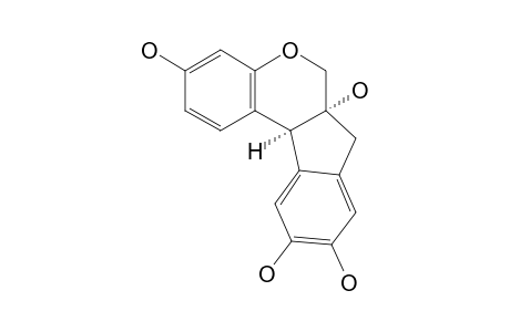 7,11b-dihydrobenz[b]indeno[1,2-d]pyran-3,6a,9,10(6H)tetrol