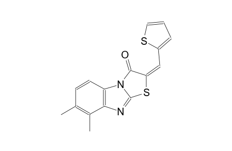 thiazolo[3,2-a]benzimidazol-3(2H)-one, 7,8-dimethyl-2-(2-thienylmethylene)-, (2E)-