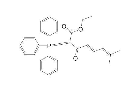 Ethyl-7-methyl-3-oxo-2-(triphenylphosphoranylidin)-(E)-4,6-octadienoate