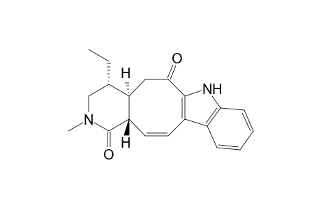 (4R,4aR,13aS)-4-Ethyl-3,4,4a,5,7,13a-hexahydro-2-methyl-1H-pyrido[3',4' ; 5,6]cyclooct[1,2-b]indole-1,6(2H)-dione