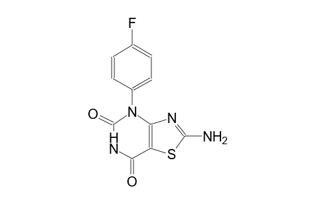 thiazolo[4,5-d]pyrimidine-5,7(4H,6H)-dione, 2-amino-4-(4-fluorophenyl)-