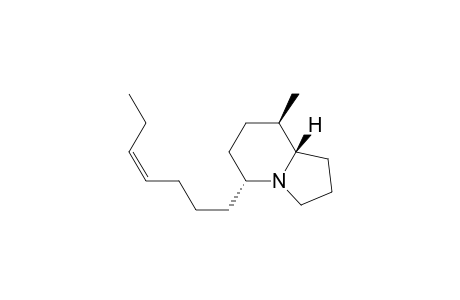 (5R,8R,8aS)-8-Methyl-5-[4-(Z)-heptenyl]octahydroindolidine