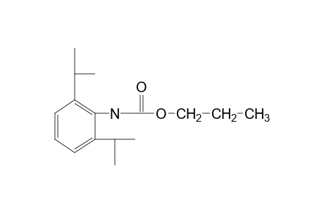 2,6-diisopropylcarbanilic acid, propyl ester