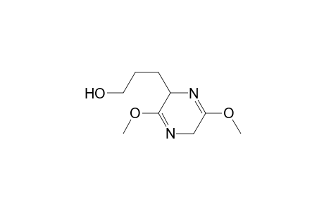 Pyrazinepropanol, 2,5-dihydro-3,6-dimethoxy-, (.+-.)-