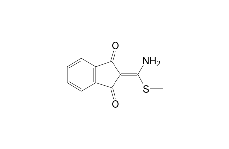 2-(Amino-methylsulfanyl)methyleneindan-1,3-dione