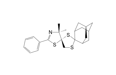 4,4-DIMETHYL-3-PHENYL-1,3-THIAZO-5-SPIRO-4'-1,3-THIOLAN-2'-SPIRO-2''-TRICYClO-[3.3.1.1(3,7)]-DECAN