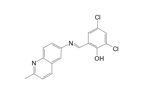 2,4-Dichloro-6-{[(2-methyl-6-quinolinyl)imino]methyl}phenol