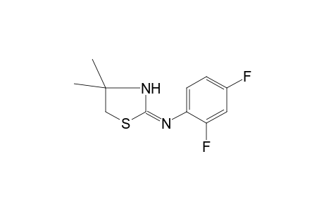 2-[(2,4-DIFLUOROPHENYL)IMINO]-4,4-DIMETHYLTHIAZOLIDINE