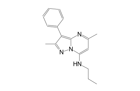 2,5-dimethyl-3-phenyl-N-propylpyrazolo[1,5-a]pyrimidin-7-amine