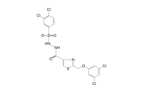 1-{{2-[(3,5-dichlorophenoxy)methyl]-4-thiazolyl}carbonyl}-2-[(3,4-dichlorophenyl)sulfonyl]hydrazine