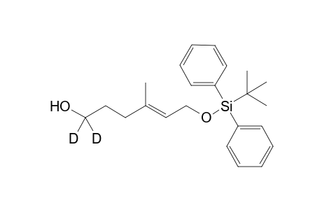 (E)-[1,1-2H2]-6-[(tert-Butyldiphenylsilyl)oxy]-4-methylhex-4-en-1-ol