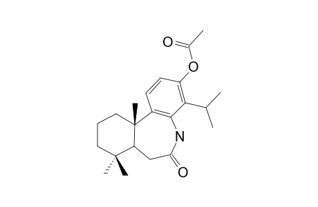 (7A-ALPHA,11A-BETA)-3-ACETOXY-8,8,11A-TRIMETHYL-4-METHYLETHYL-7A,8,9,10,11,11A-HEXAHYDRODIBENZ-[B,D]-AZEPIN-6(8H)-ONE