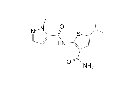 N-[3-(aminocarbonyl)-5-isopropyl-2-thienyl]-1-methyl-1H-pyrazole-5-carboxamide