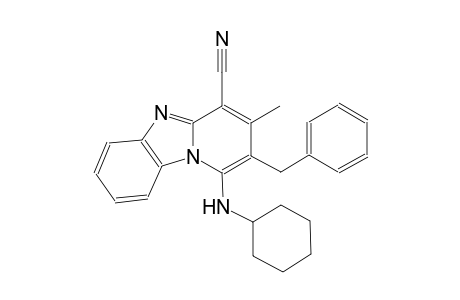 2-benzyl-1-(cyclohexylamino)-3-methylpyrido[1,2-a]benzimidazole-4-carbonitrile